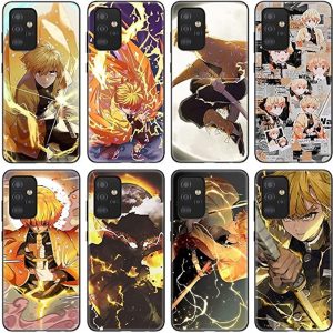 Compatible with Samsung Galaxy S10e Case Anime Demon with Slayer Case for Samsung S10e Case Anime Zenitsu Agatsuma Soft TPU Cover for Galaxy S10e(5, Galaxy S10e)