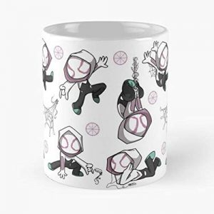 Spidergwen Stacy Gwen Spider Mini Chibi Man Spider-Man – Best 11 Ounce Ceramic Mug – Classic Mug for Coffee, Tea, Chocolate or Latte