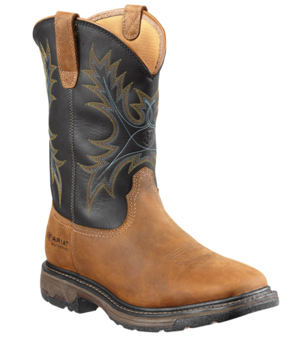 MEN’S WORKHOG H2O WATERPROOF STEEL TOE WESTERN WORK BOOTS