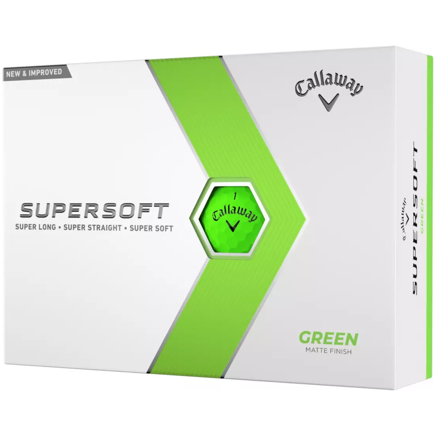 Callaway 2023 Supersoft Matte Green Golf Balls