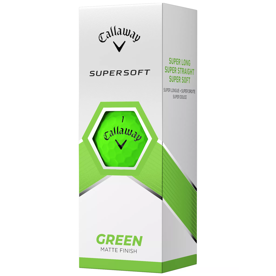 Callaway 2023 Supersoft Matte Green Golf Balls