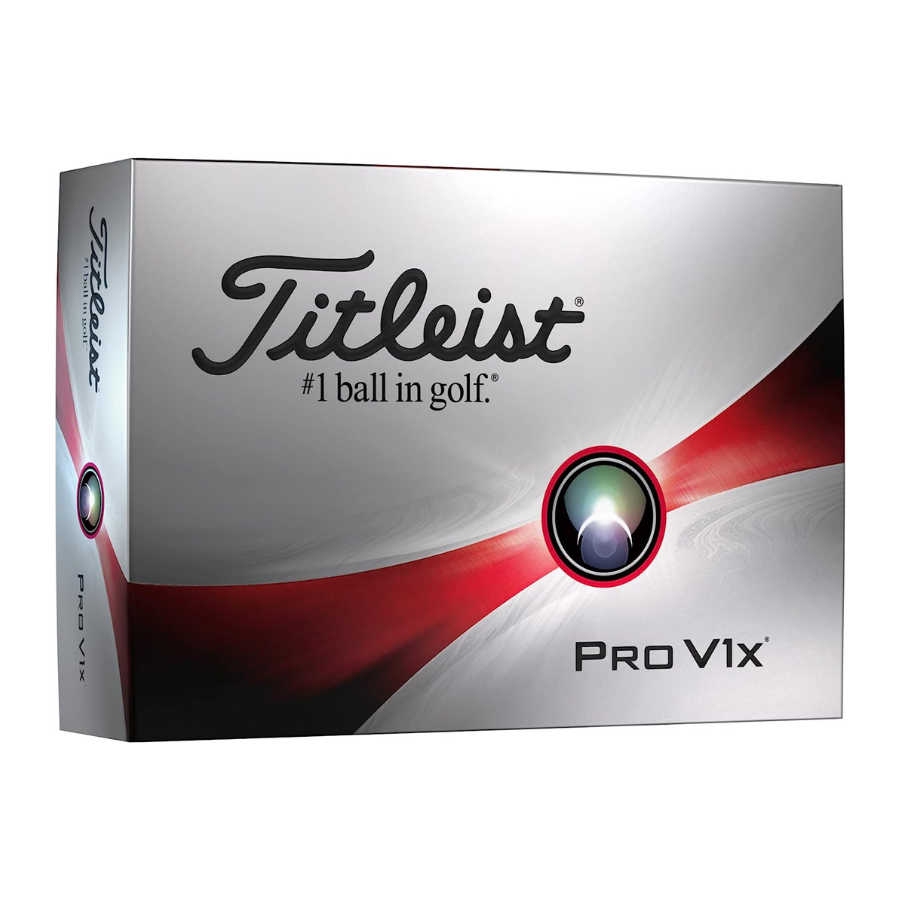 Titleist Pro V1x One Dozen White Golf Balls