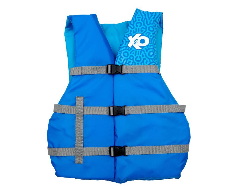 Universal Life Vest Blue Life Jacket Beach Fishing Gear Boat Safety